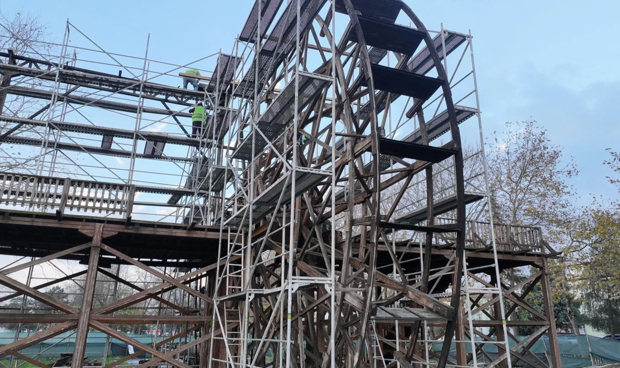 Sakarya’nın simgesi ’Tarihi Çark’ yenileniyor