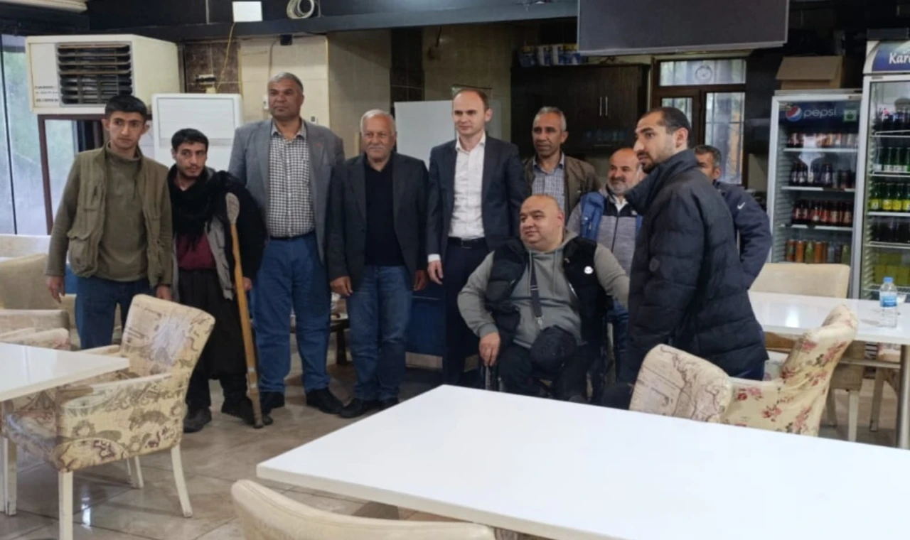 Siverek Kaymakamı Salih Sak’tan Engelliler Derneğine Ziyaret