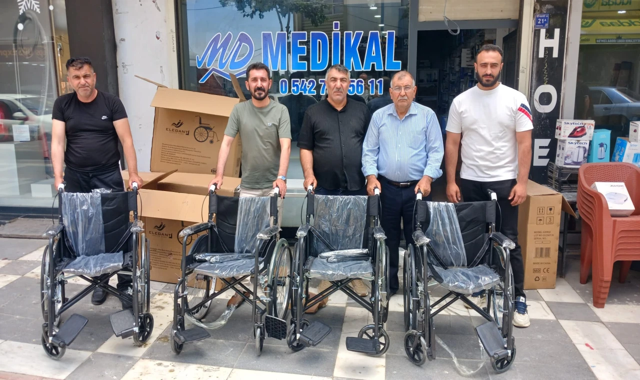 Hayata Dair Grubu’nun Siverek’te Tekerlekli Sandalye Desteği 7’ye Ulaştı