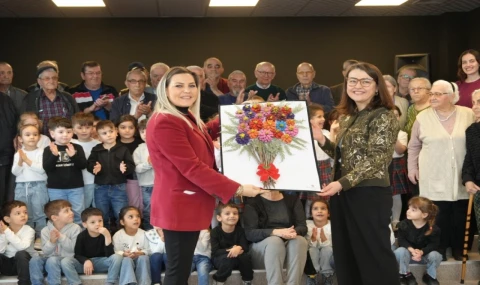 Eskişehir’de miniklerden büyük yüreklere dokunan ziyaret