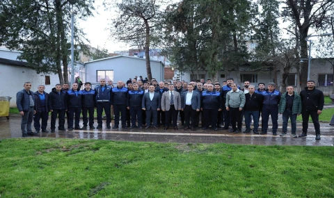 Başkan Bucak, Zabıta Personeliyle Bir Araya Geldi