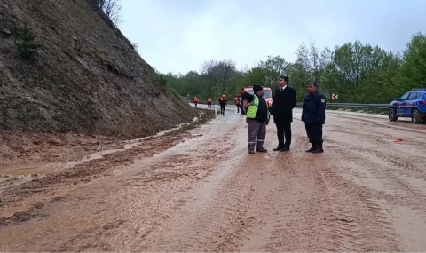 Bilecik Gümüşdere’deki heyelan bölgesine yakın mercek