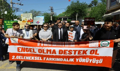 Siverek’te Engelliler Haftası’nda Farkındalık Yürüyüşü Düzenlendi