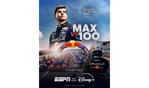 Max vs 100’, Red Bull Ortaklığıyla ESPN ile 16 Eylül’de Disney+’ta Canlı Yayınlanacak!